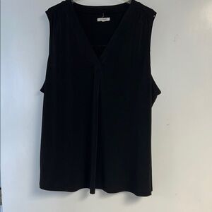 Women's Black Sleeveless Top